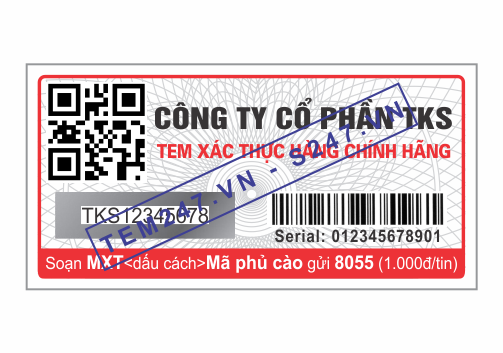 MS058 - Tem TKS kích cỡ 2x4